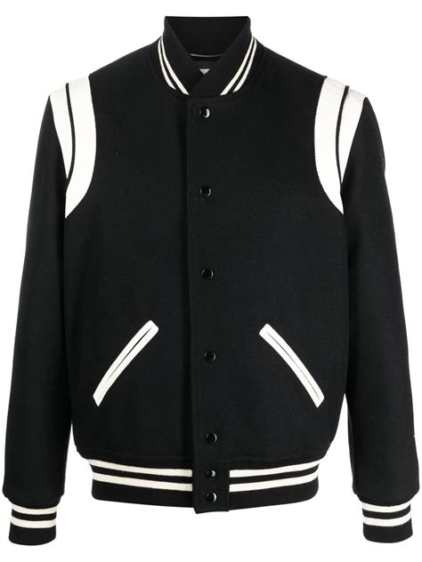 farfetch ysl bomber jacket.